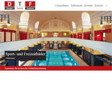 Tablet Screenshot of dtf-ingenieure.com